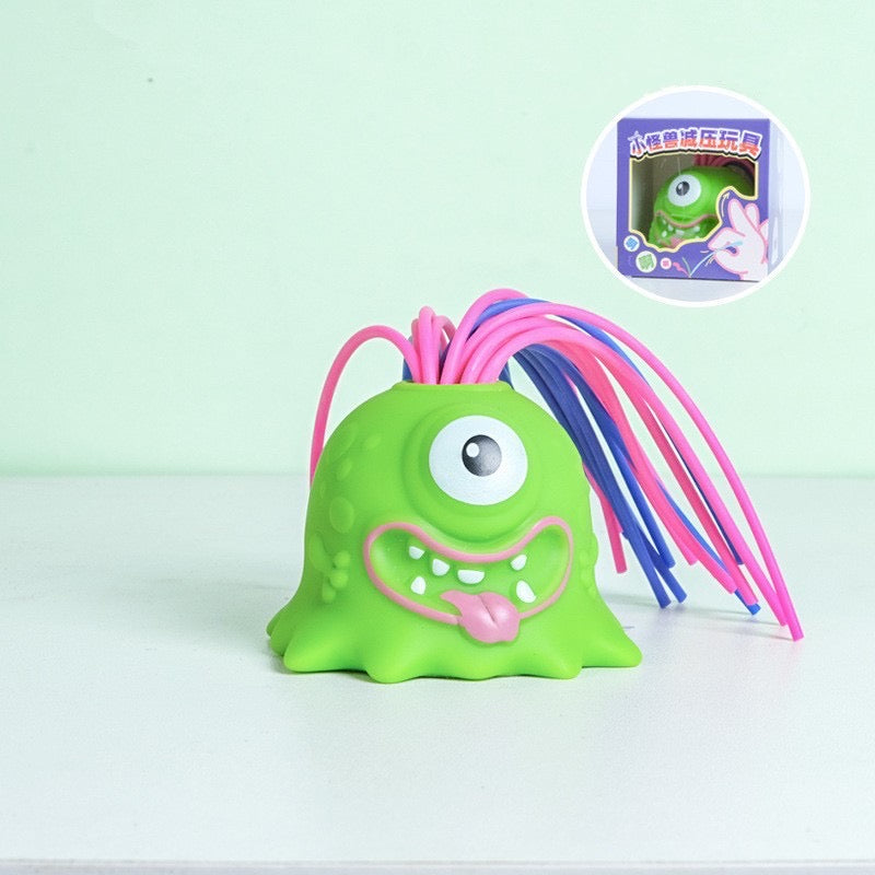 Fun Hair Pulling Fidget Screaming Monster Toys