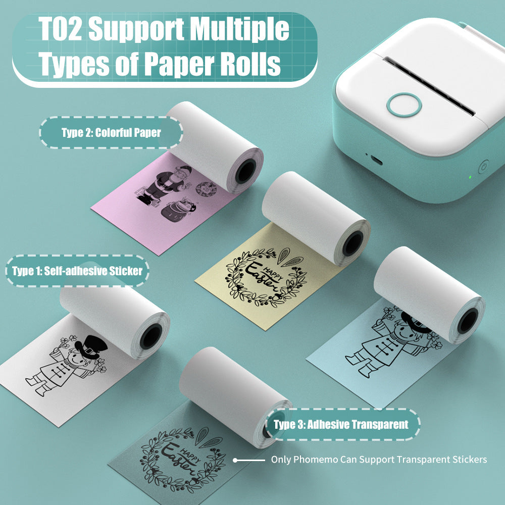 Bluetooth Portable  Wireless Thermal Pocket Sticker Printer