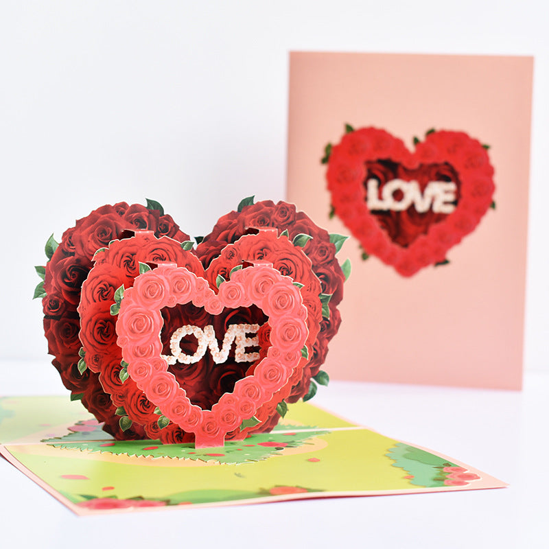 3D Greeting Love Cards