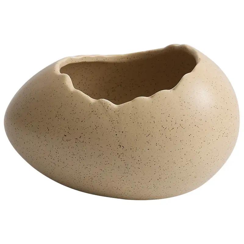 handcrafted oval eggshell dessert bowls designed display